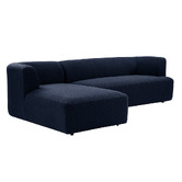 Temple &amp; Webster Gala Boucle 4 Seater Sofa with Chaise