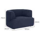 Temple &amp; Webster Gala Boucle Armchair