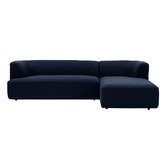 Temple &amp; Webster Gala 4 Seater Boucle Sofa with Chaise