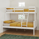 Temple &amp; Webster Oakley Single Over Double Bunk Bed