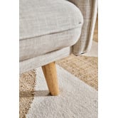 Temple &amp; Webster Chelsea 3 Seater Linen-Look Sofa Bed