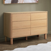 Temple &amp; Webster Rupert 6 Drawer Chest