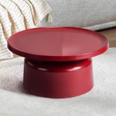 Temple &amp; Webster Palatine Round Steel Coffee Table