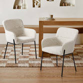 Temple &amp; Webster Andra Upholstered Dining Chairs