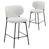 Temple &amp; Webster 66cm Petra Upholstered Bar Stools