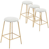 Temple &amp; Webster 68cm Nedda Boucle Bar Stools