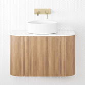 Temple &amp; Webster Nomad 750mm Vanity Package with Arch Shaving Cabinet