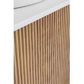 Temple &amp; Webster Nomad 1500mm Natural Wall Hung Double Vanity