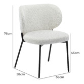 Temple &amp; Webster Petra Upholstered Dining Chairs