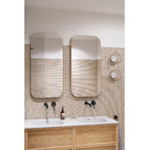 Temple &amp; Webster Mecca 450mm Rectangle Mirrored Shaving Cabinet