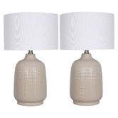 Temple &amp; Webster 46cm Boden Ceramic Table Lamps