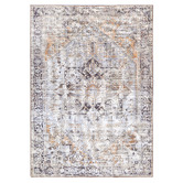 Temple &amp; Webster Manisa Vintage-Style Machine Washable Cotton Rug