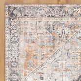 Temple &amp; Webster Manisa Vintage-Style Machine Washable Cotton Rug