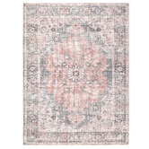 Temple &amp; Webster Ishana Vintage-Style Machine Washable Cotton Rug