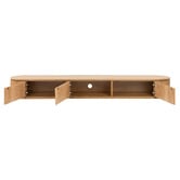 Temple &amp; Webster 200cm Cannes Curved Floating TV Unit