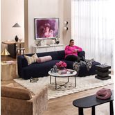 Temple &amp; Webster Gala 4 Seater Boucle Sofa with Chaise