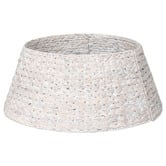 Temple &amp; Webster Water Hyacinth Christmas Tree Skirt