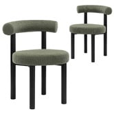 Temple &amp; Webster Roselin Boucle Dining Chairs