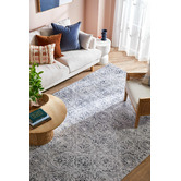 Temple &amp; Webster Grey Mosaic Oriental Rug