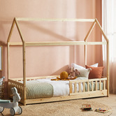 Temple &amp; Webster Luther Single Kids&#039; House Bed Frame