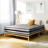 Temple &amp; Webster Ellisha Pine Wood Bed Base