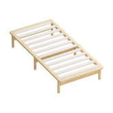 Temple &amp; Webster Ellisha Pine Wood Bed Base