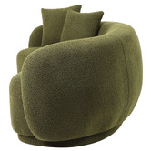 Temple &amp; Webster Millie 3 Seater Rounded Teddy Sofa