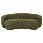 Temple &amp; Webster Millie 3 Seater Rounded Teddy Sofa