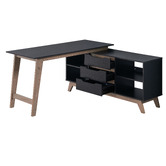 Temple &amp; Webster Pierre 3 Drawer Computer Desk