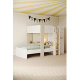 Temple &amp; Webster Oslo Convertible Single Bunk Bed with Wardrobe