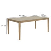 Temple &amp; Webster Bayview 180cm Outdoor Dining Table