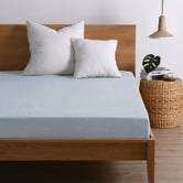 Temple &amp; Webster Pure French Flax Linen Fitted Sheet