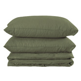 Temple &amp; Webster Pure French Flax Linen Quilt Cover Set