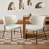 Temple &amp; Webster Petra Upholstered Dining Chairs