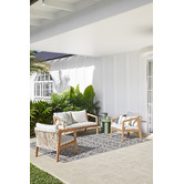 Temple &amp; Webster Makkari Polystone Outdoor Side Table