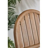 Temple &amp; Webster 67.4cm Corfu Acacia Wood Outdoor Bar Stools