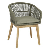 Temple &amp; Webster Laguna Rope Outdoor Dining Chair