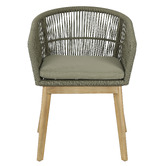Temple &amp; Webster Laguna Rope Outdoor Dining Chair