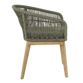 Temple &amp; Webster Laguna Rope Outdoor Dining Chair