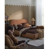 Temple &amp; Webster Paloma Boucle Bed