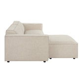 Temple &amp; Webster Russo 3 Seater Sofa &amp; Ottoman Set