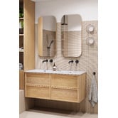 Temple &amp; Webster Mecca 450mm Rectangular Mirrored Shaving Cabinet