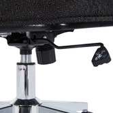 Temple &amp; Webster Black Simms Upholstered Office Chair