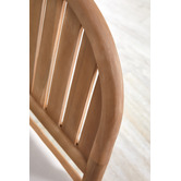 Temple &amp; Webster 3 Seater Corfu Acacia Wood Outdoor Bench