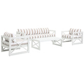 Temple &amp; Webster Hamptons Aluminium Outdoor Coffee Table