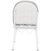 Temple &amp; Webster 4 Seater Nadi Aluminium Outdoor Dining Table &amp; Shelly Chair Set