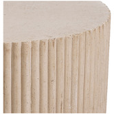 Temple &amp; Webster Audrey Travertine-look Outdoor Coffee Table