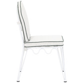 Temple &amp; Webster 4 Seater Nadi Aluminium Outdoor Dining Table &amp; Shelly Chair Set