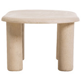 Temple &amp; Webster Byron Travertine-look Outdoor Coffee Table