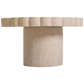 Temple &amp; Webster Clovelly Travertine-look Outdoor Coffee Table